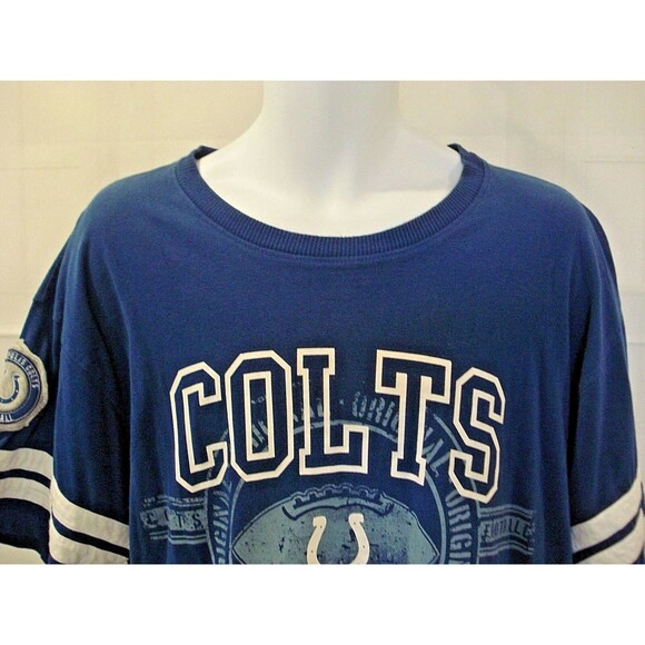 NFL Indianapolis Colts T Shirt No. 1953 Sleeve Patch Football Mens Size 2XL - Picture 4 of 8